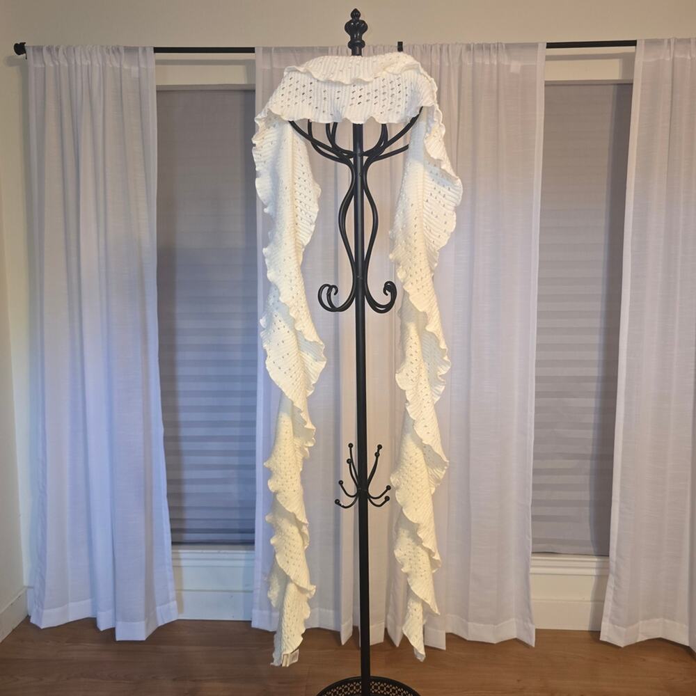Coldwater Creek White Scarf Elegant Accessories